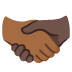 handshake, medium-dark skin tone, dark skin tone